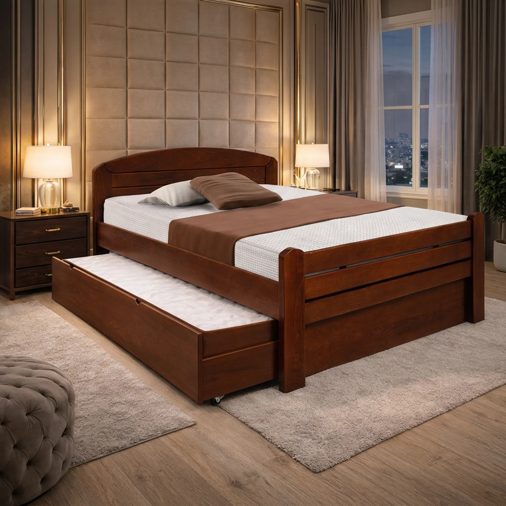 K7 bračni krevet sa fiokama