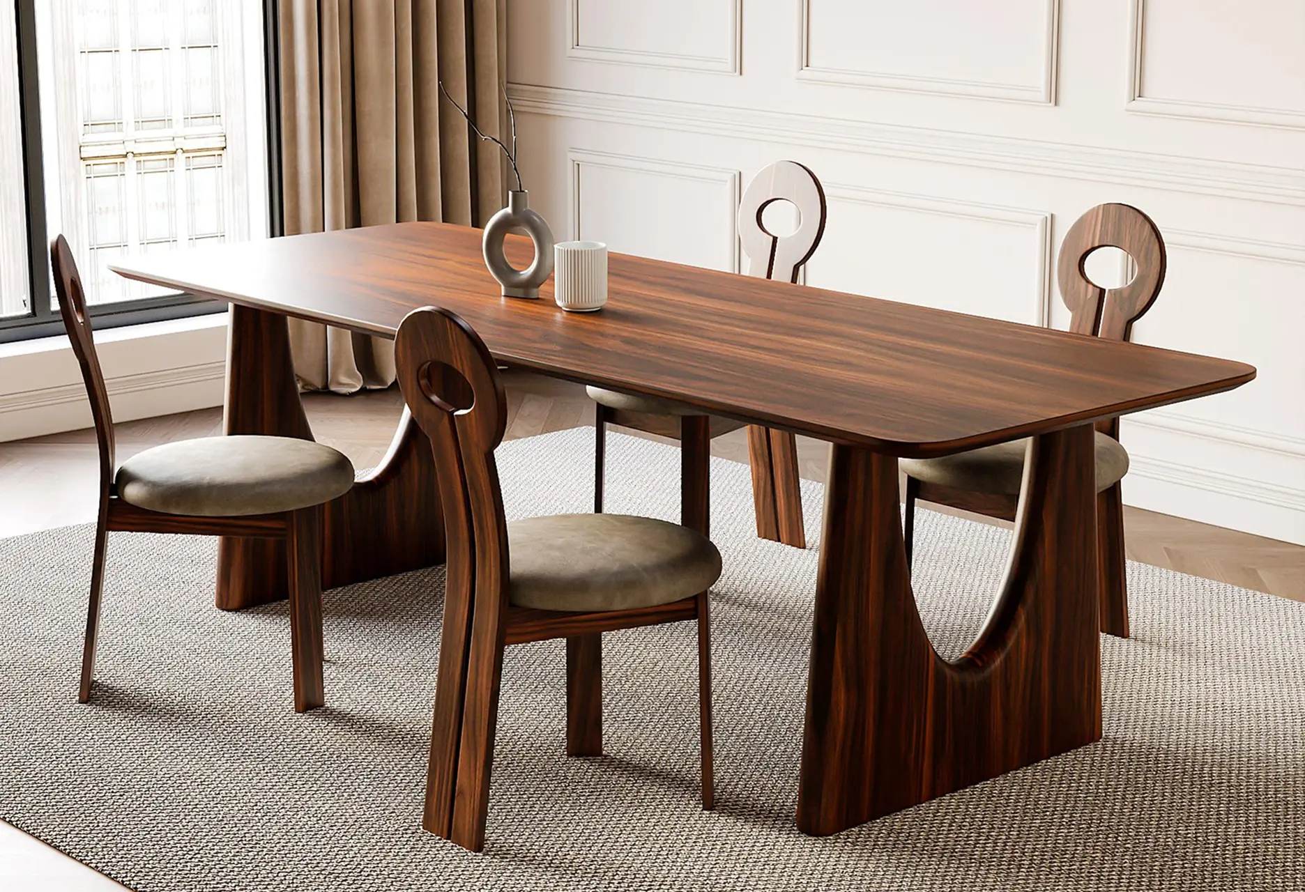 prohome market Trpezarijski stolovi od masivnog drveta